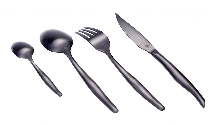 Besteckset "Black Edition" - 16 teilig - Laguiole