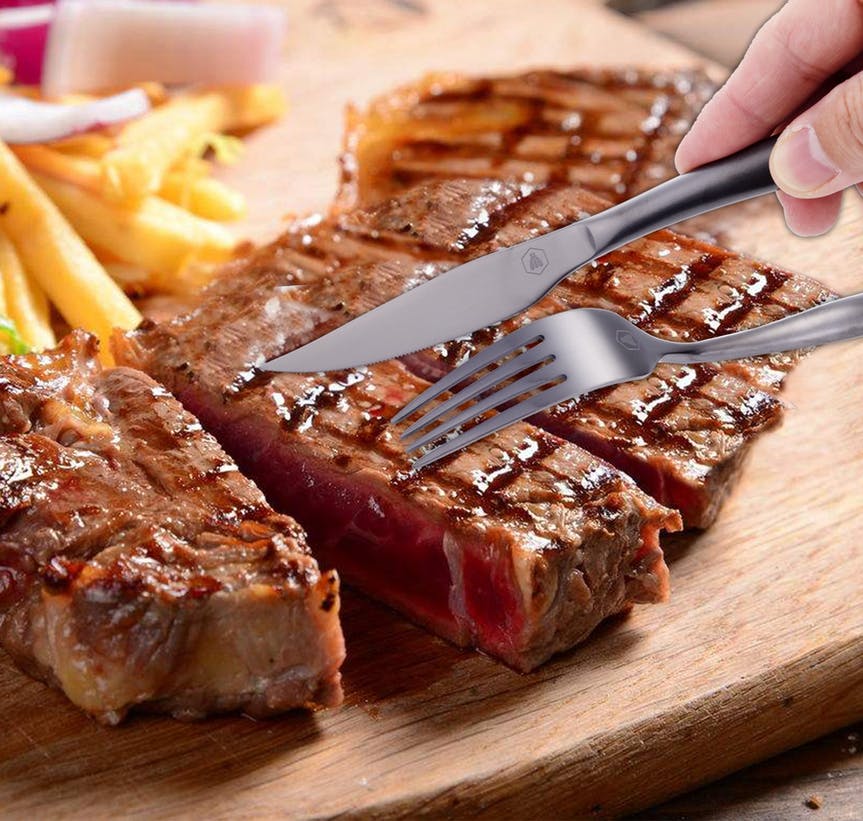 Besteckset "Black Edition" - 16 teilig - Laguiole