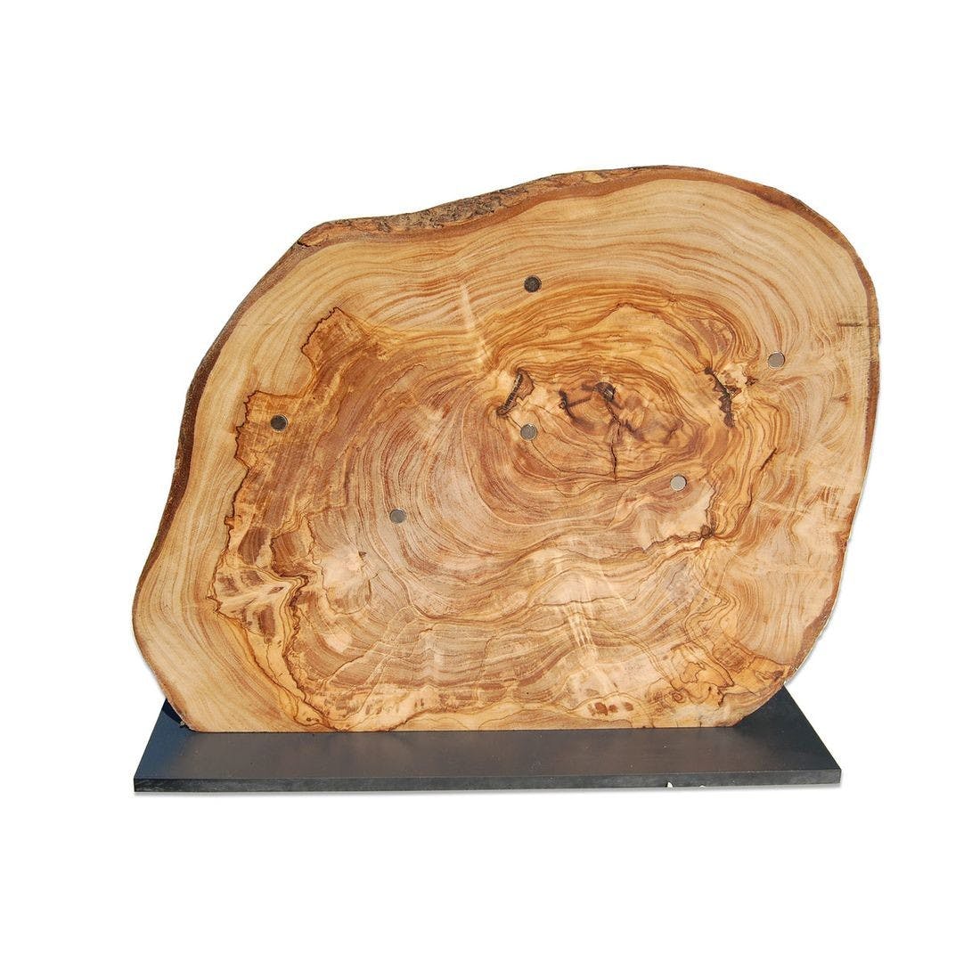 Messerblock RUSTIKAL aus Olivenholz