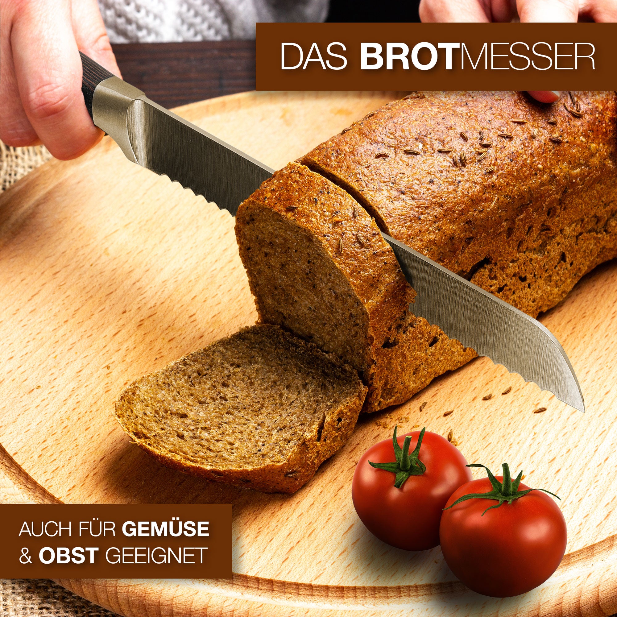 Brotmesser - Küchenmesser von HADEWOO®