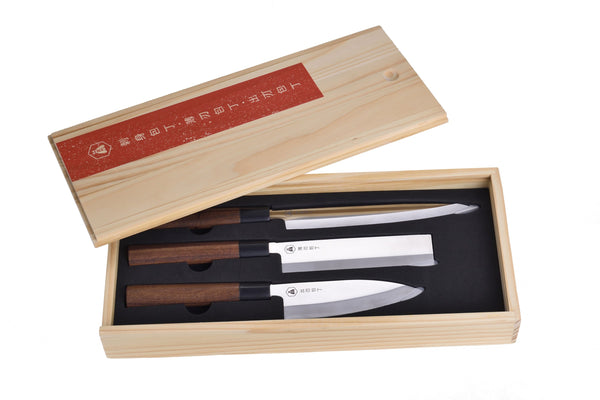 Messerset - Japanische Messer - Santoku-Messer - von Laguiole - 3er Set